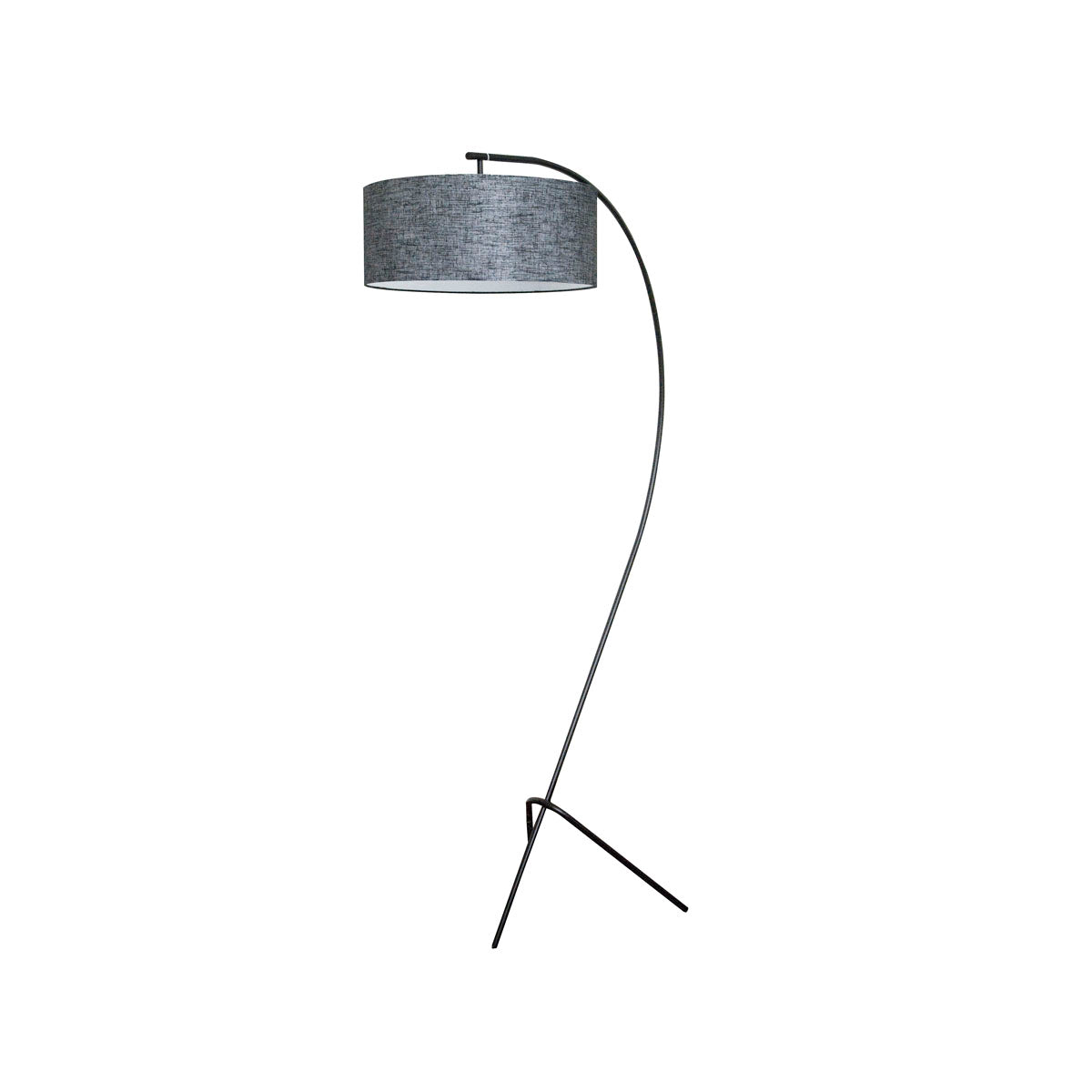 Black-epoxy-coatedcurved-lampbase