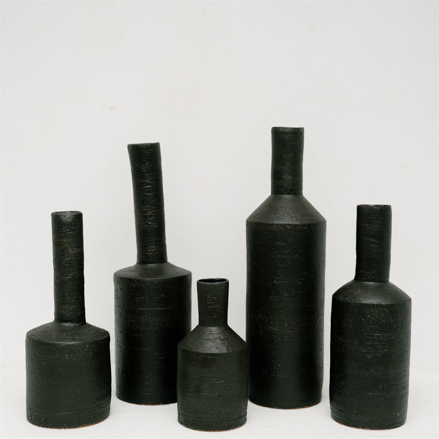 Black Bottle Vases