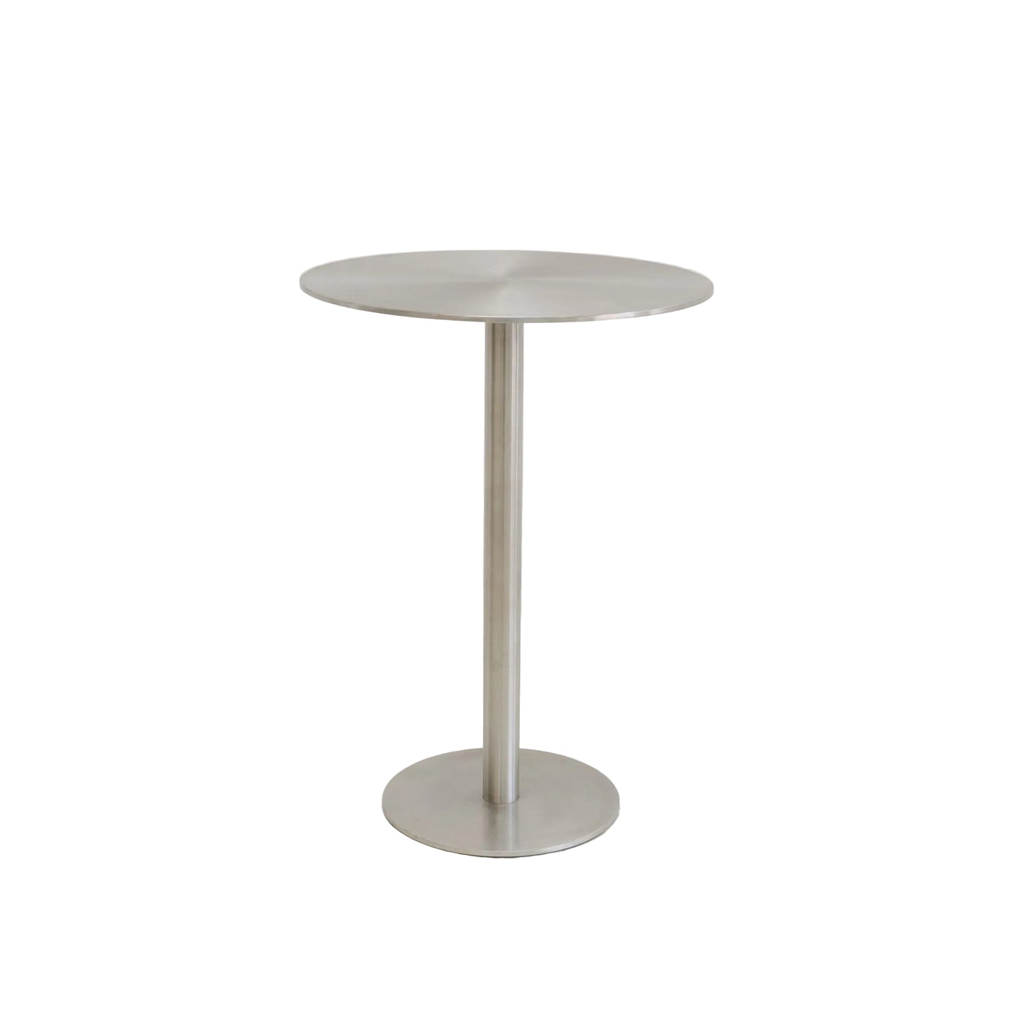 The Dumbbell Side Table - Brushed Stainless Steel