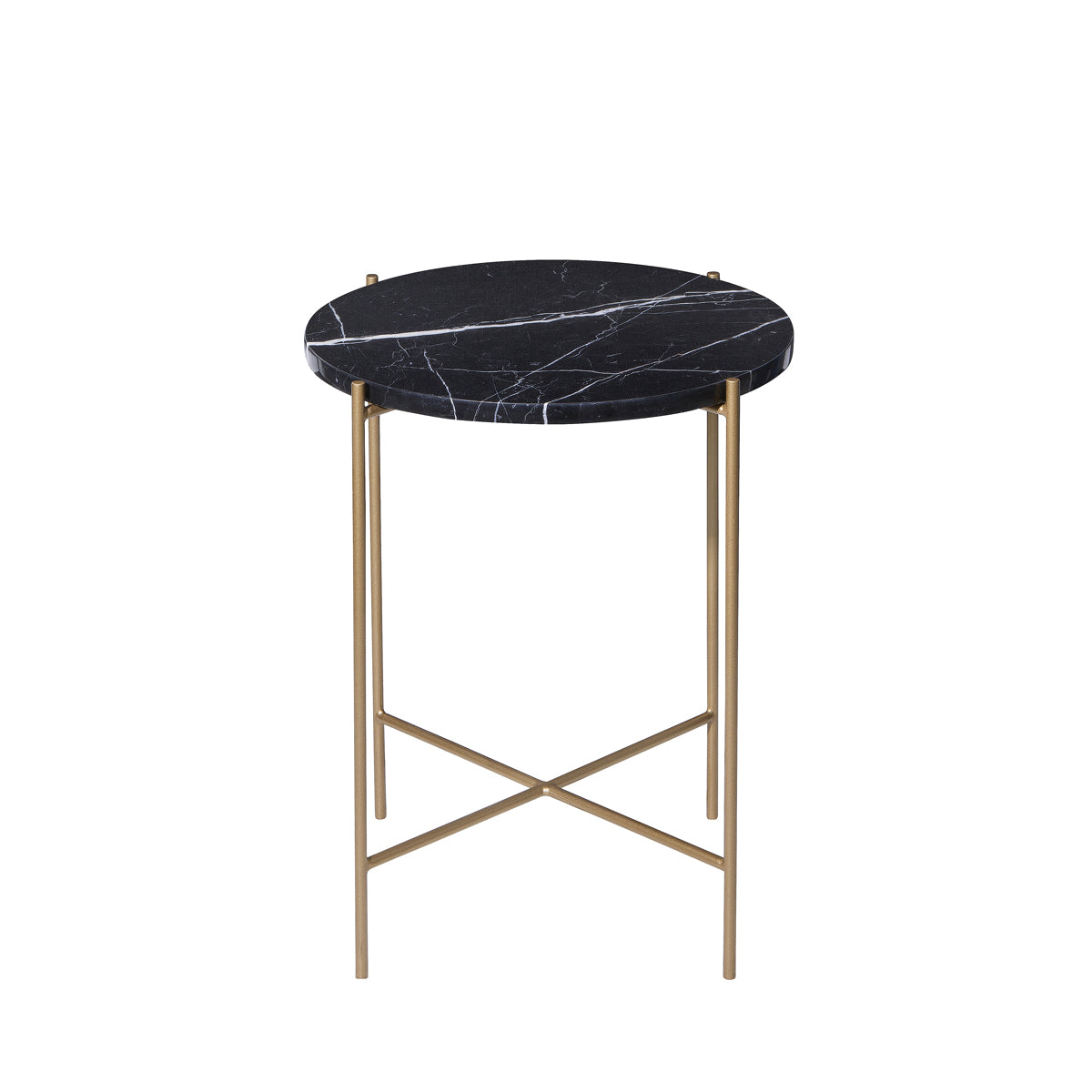 The Criss-Cross Side Table – Oak or Marble Top