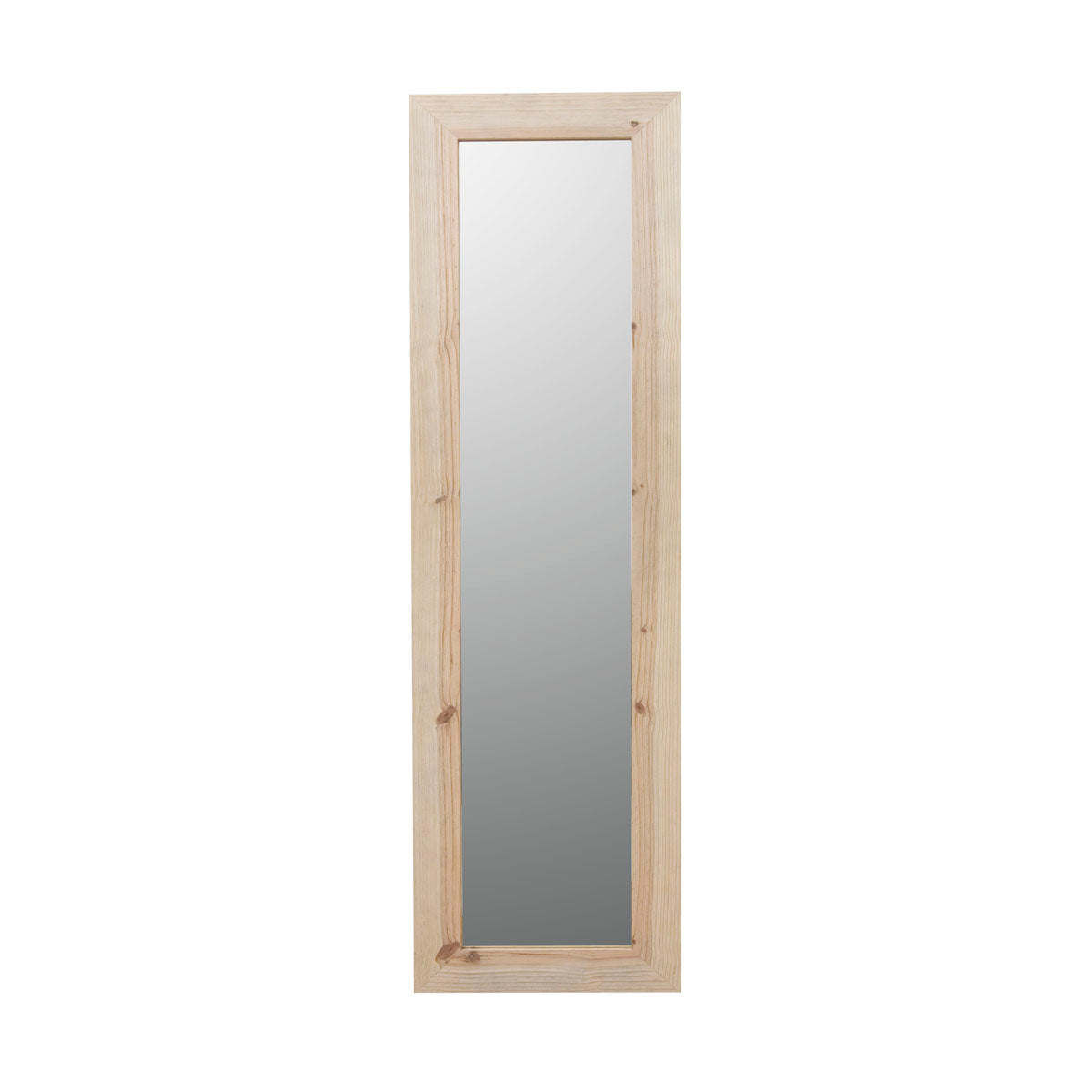 Oak Framed Skinny Mirror