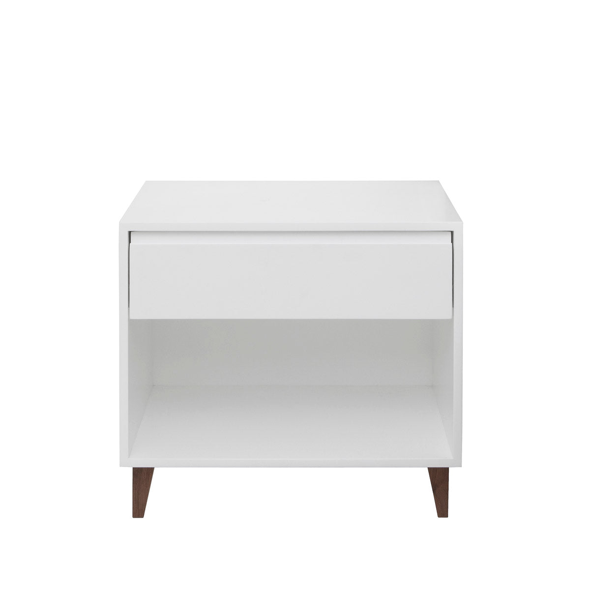 The Tapered Leg Pedestal – One or Two Drawers