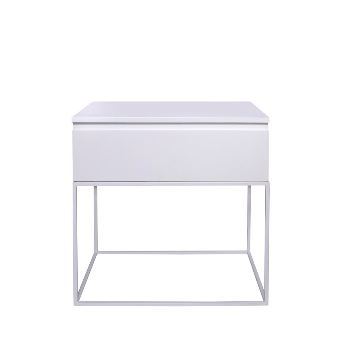 The Cubic Frame Pedestal with Drawer – Oak or Metal Frame