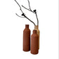Ceramic Textured Bottle Vases