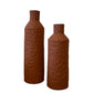 Ceramic Textured Bottle Vases