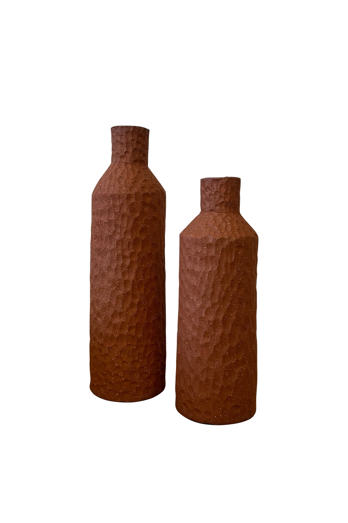 Ceramic Textured Bottle Vases
