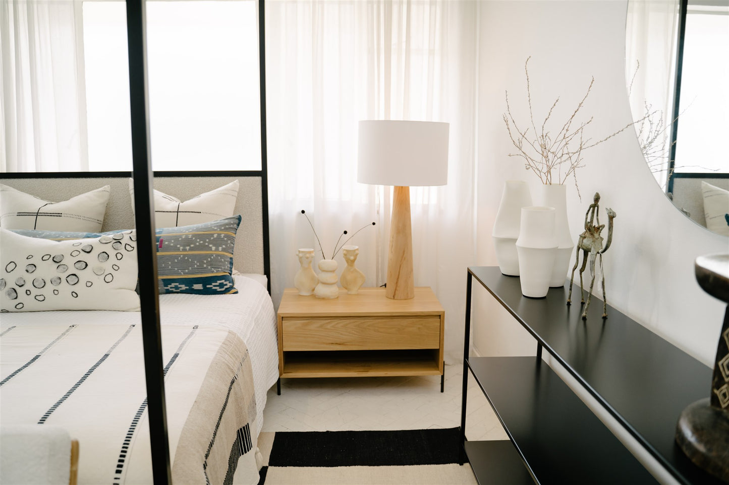 The Solid Oak Table Lamp