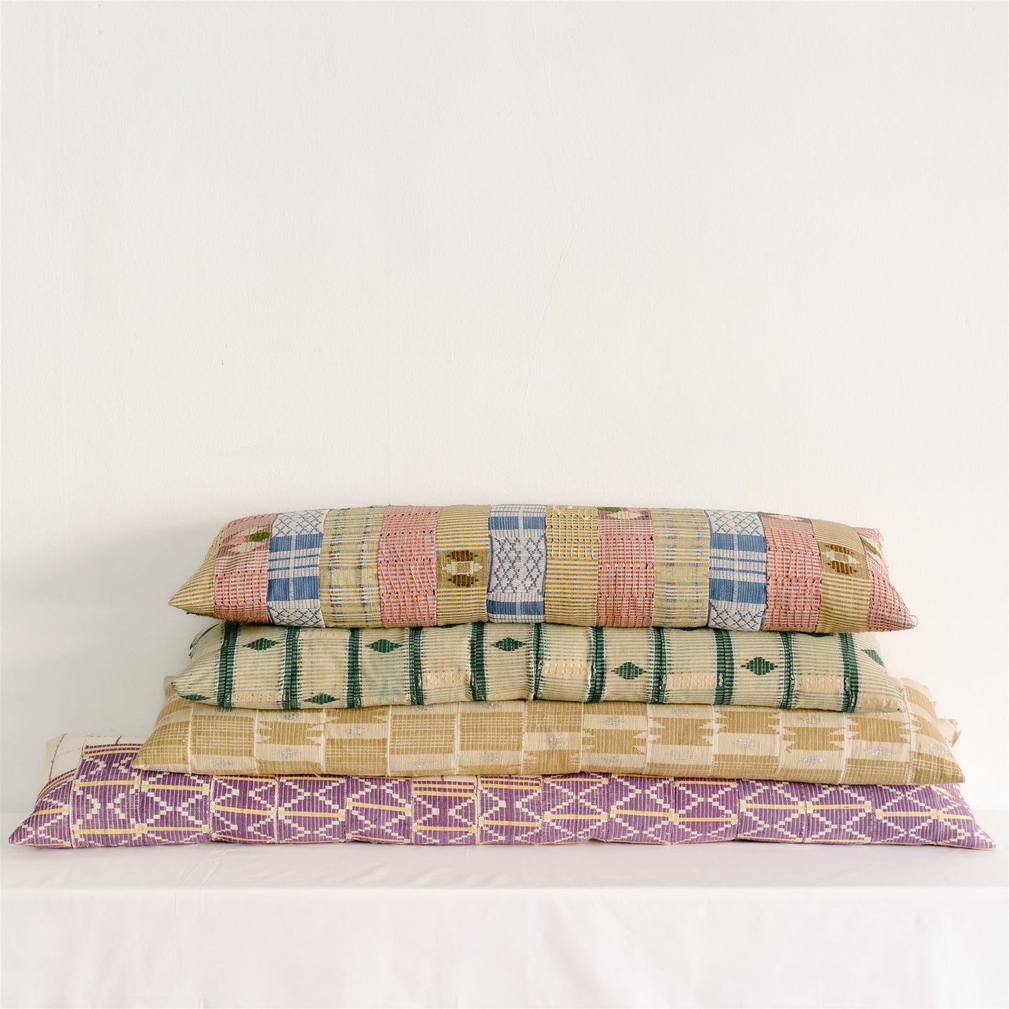 Vintage Kente Cloth Scatter Cushions