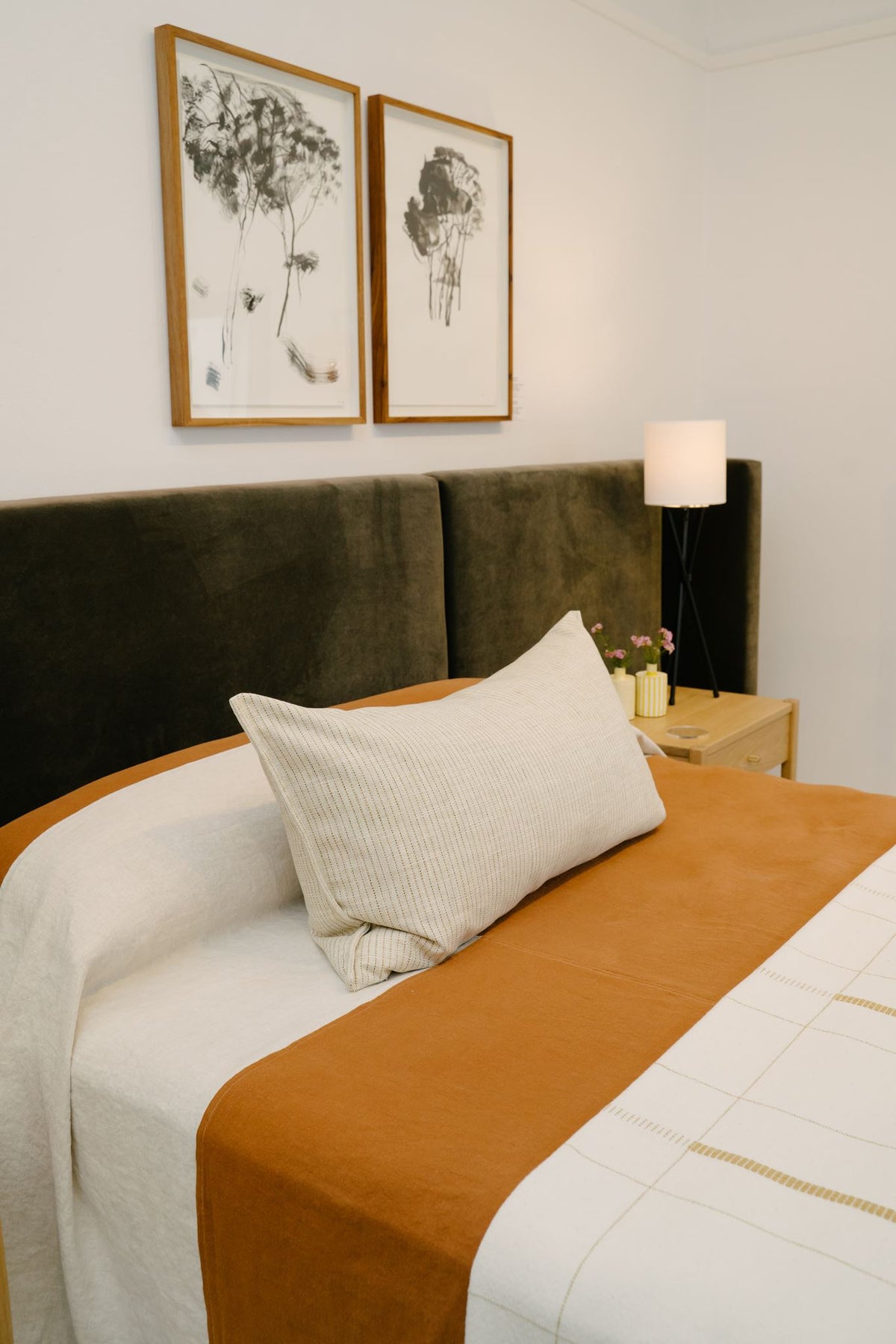 The Wing Back Headboard Panel