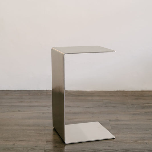 The C Side Table - Stainless Steel