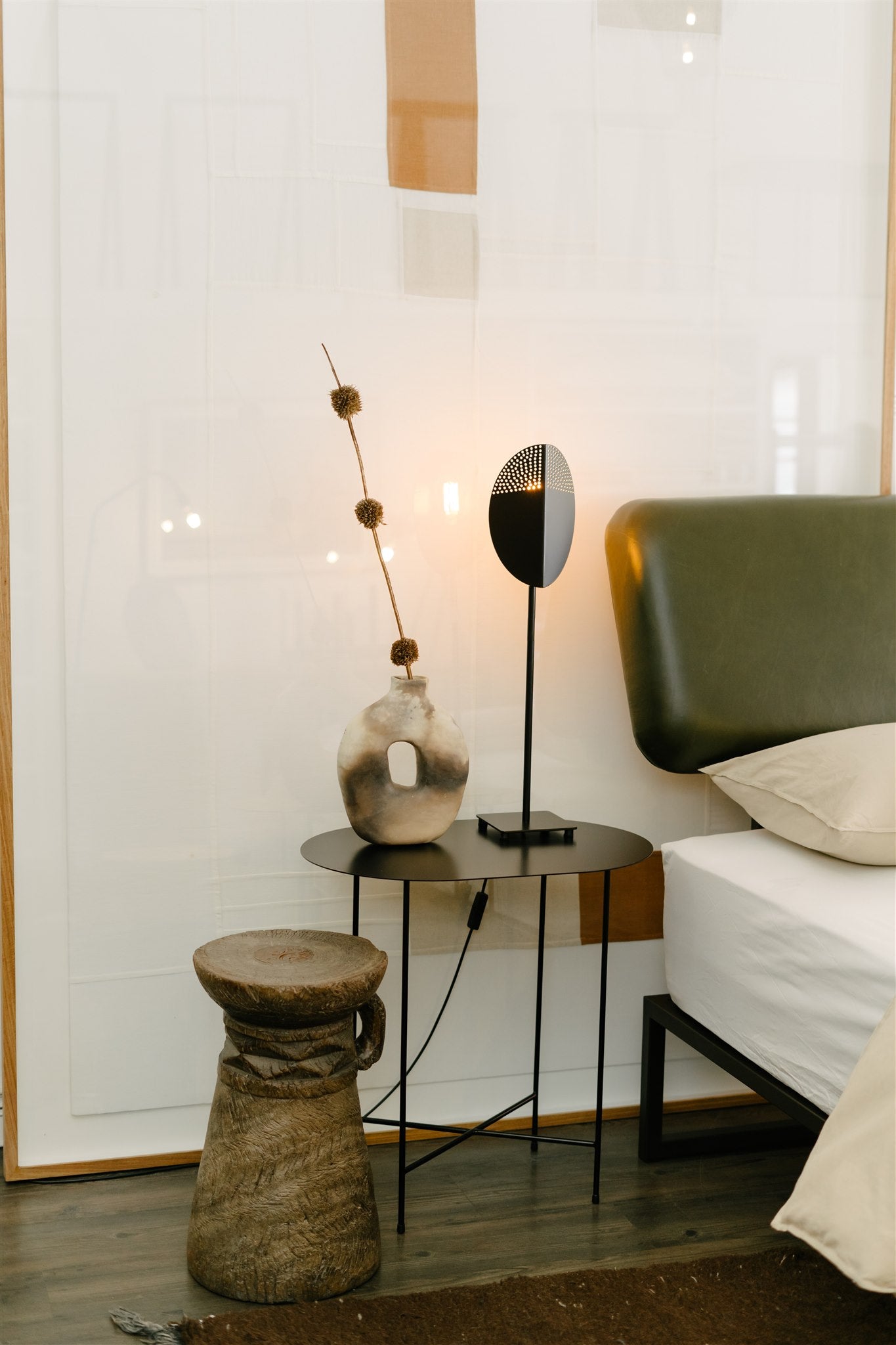 The Oval Top Side Table