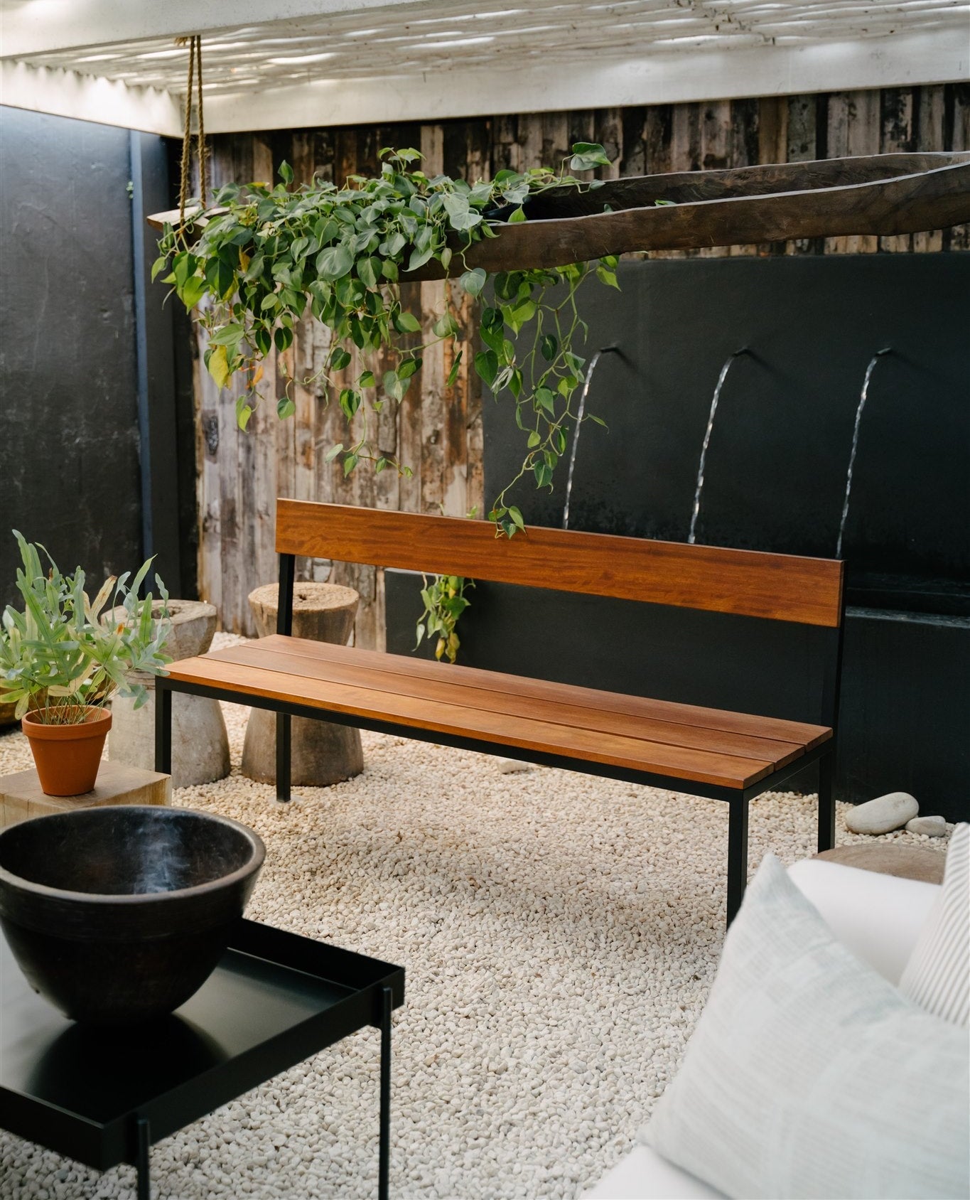The Iroko Bench