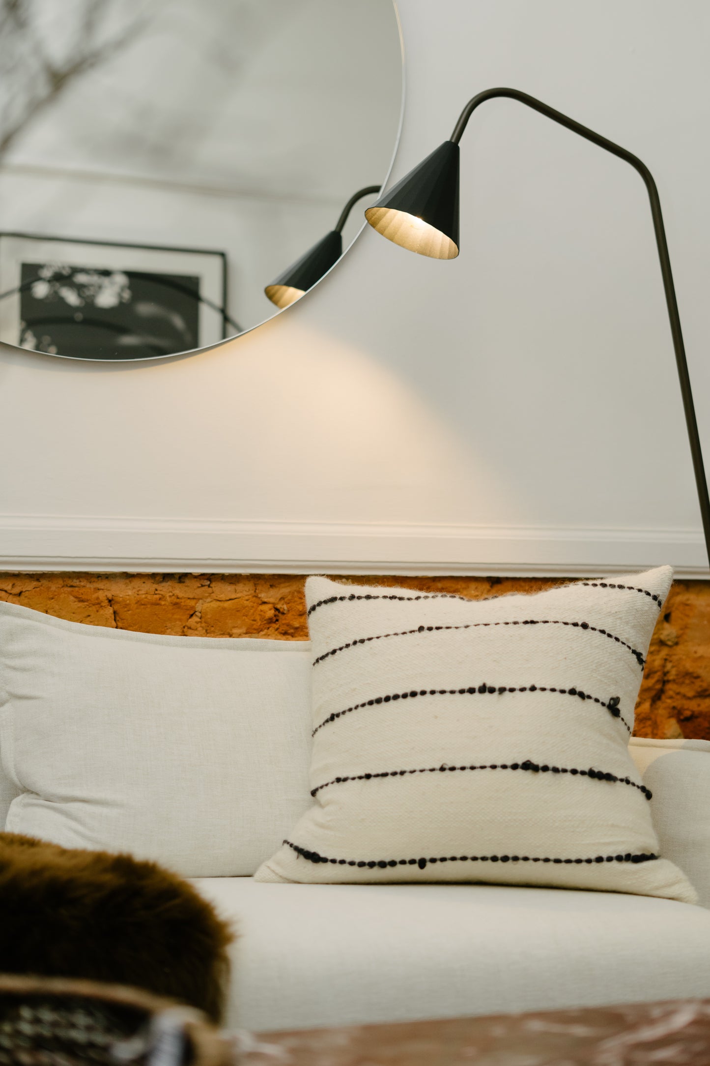 The Bendy Lamp with Pleated Shade