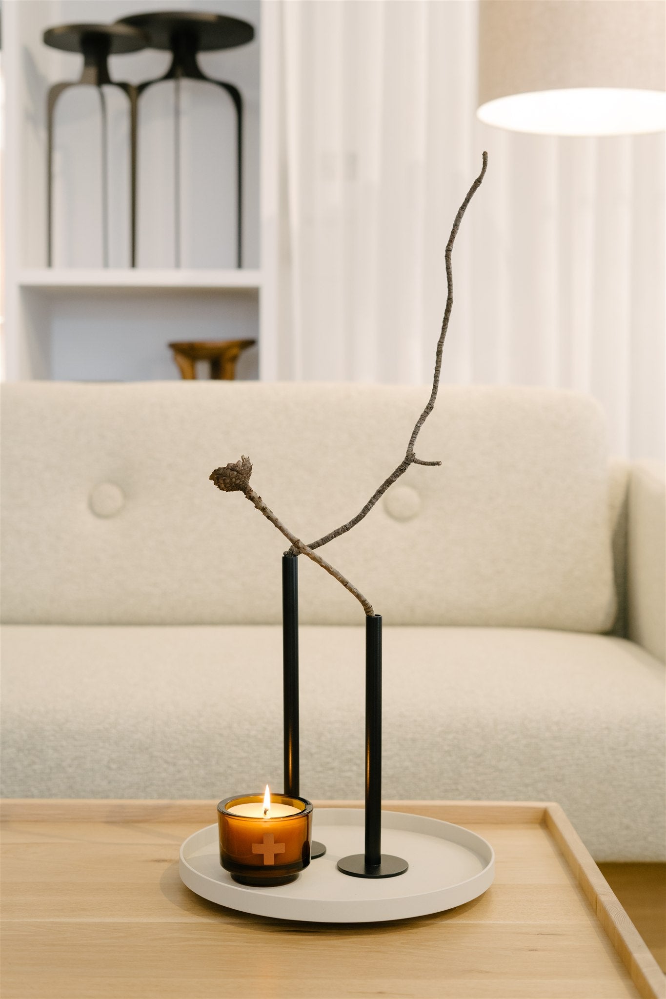 The Round Steel Tray