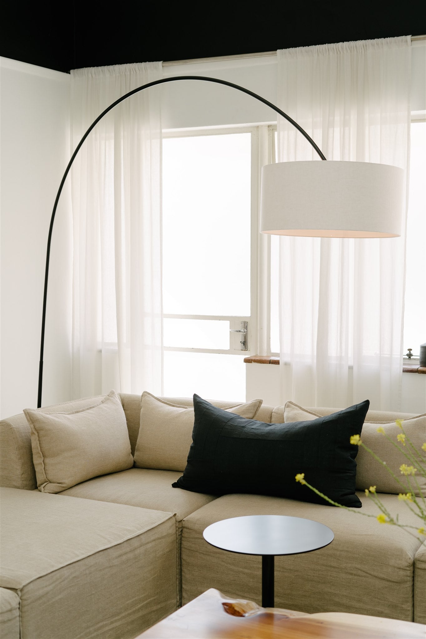 The Leaning Arc Lamp Base