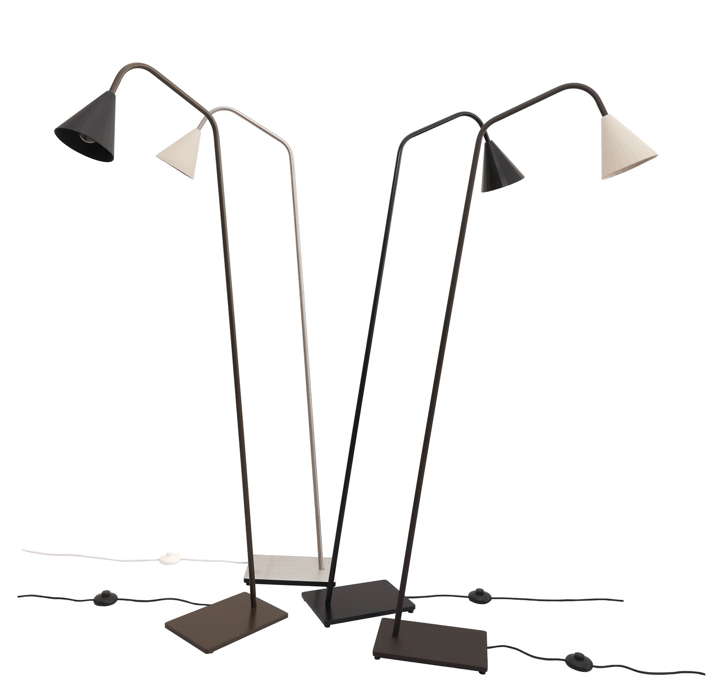 The Bendy Lamp with Pleated Shade
