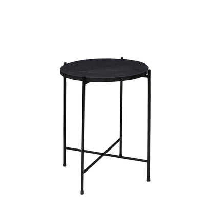 The Criss-Cross Side Table – Oak or Marble Top