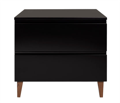 The Tapered Leg Pedestal – One or Two Drawers