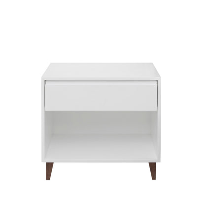 The Tapered Leg Pedestal – One or Two Drawers