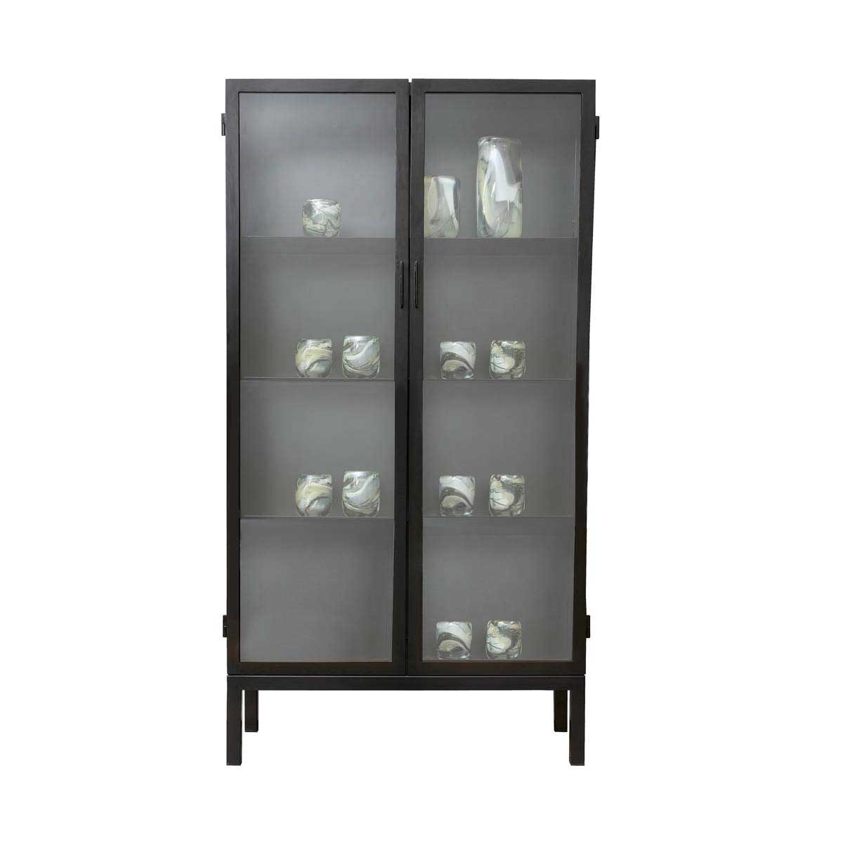 Steel Cabinet With Glass Doors And Steel Shelves Lim Co Za